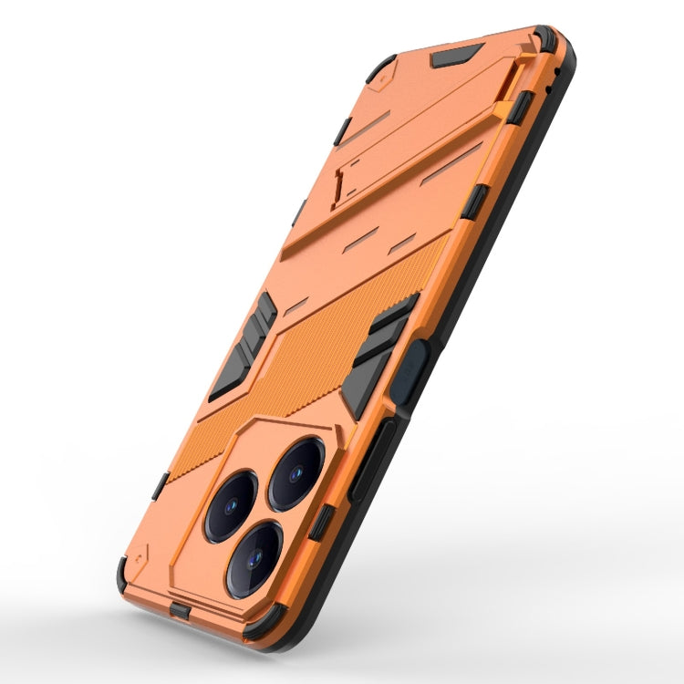 For Realme C63 4G Global Punk Armor 2 in 1 PC + TPU Phone Case with Holder