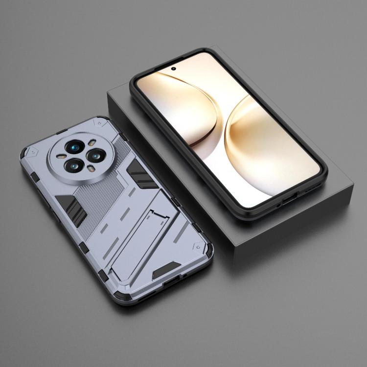 For Realme 14 Pro+ 5G Punk Armor 2 in 1 PC + TPU Phone Case with Holder