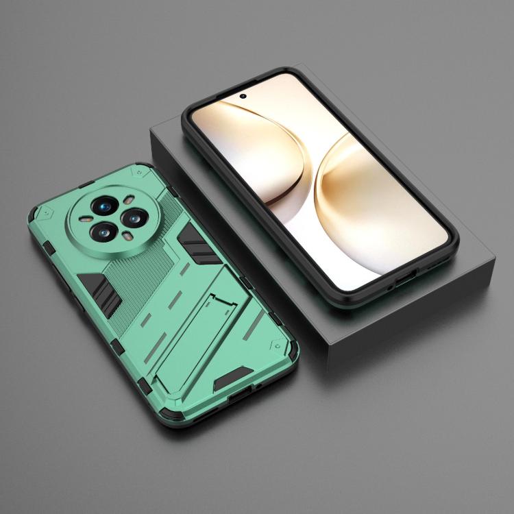 For Realme 14 Pro+ 5G Punk Armor 2 in 1 PC + TPU Phone Case with Holder
