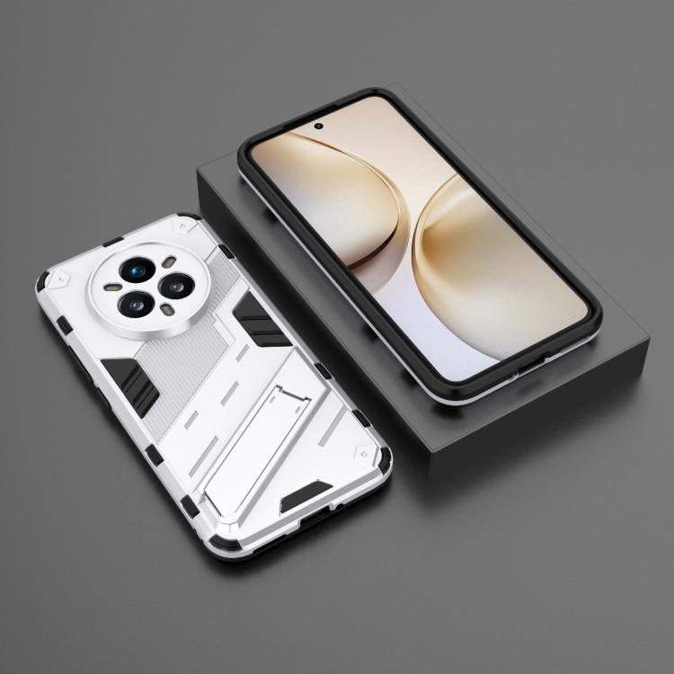 For Realme 14 Pro+ 5G Punk Armor 2 in 1 PC + TPU Phone Case with Holder