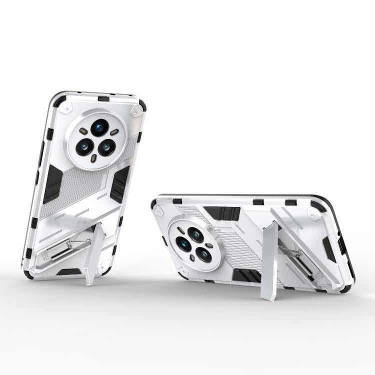 For Realme 14 Pro+ 5G Punk Armor 2 in 1 PC + TPU Phone Case with Holder