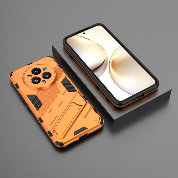 For Realme 14 Pro+ 5G Punk Armor 2 in 1 PC + TPU Phone Case with Holder