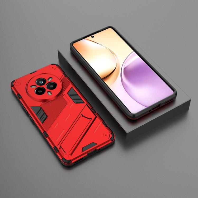 For Realme 14 Pro 5G Global Punk Armor 2 in 1 PC + TPU Phone Case with Holder