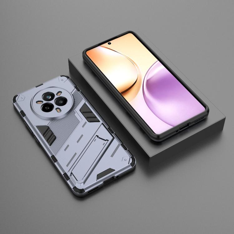 For Realme 14 Pro 5G Global Punk Armor 2 in 1 PC + TPU Phone Case with Holder