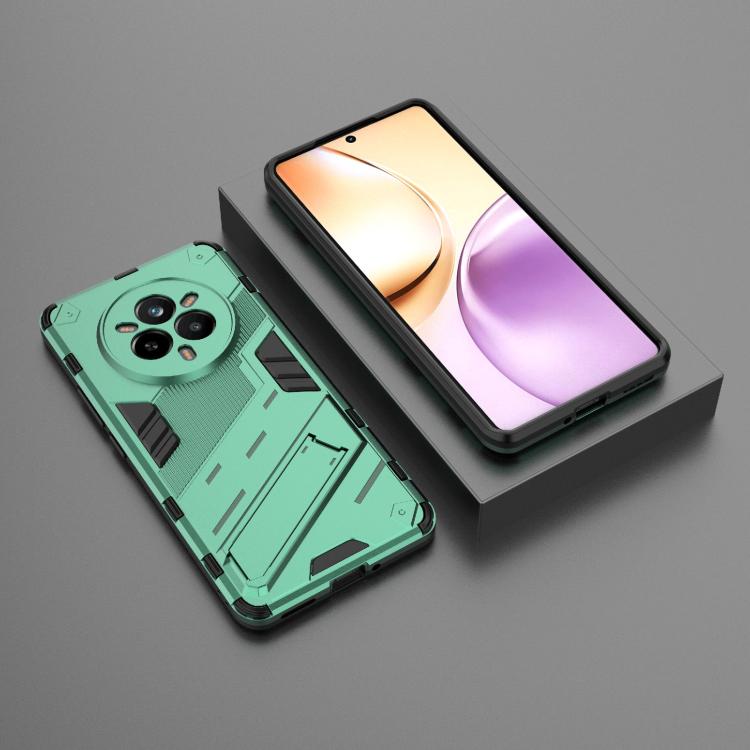 For Realme 14 Pro 5G Global Punk Armor 2 in 1 PC + TPU Phone Case with Holder