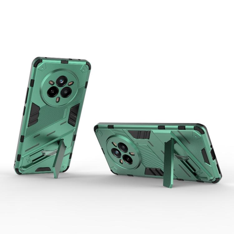 For Realme 14 Pro 5G Global Punk Armor 2 in 1 PC + TPU Phone Case with Holder