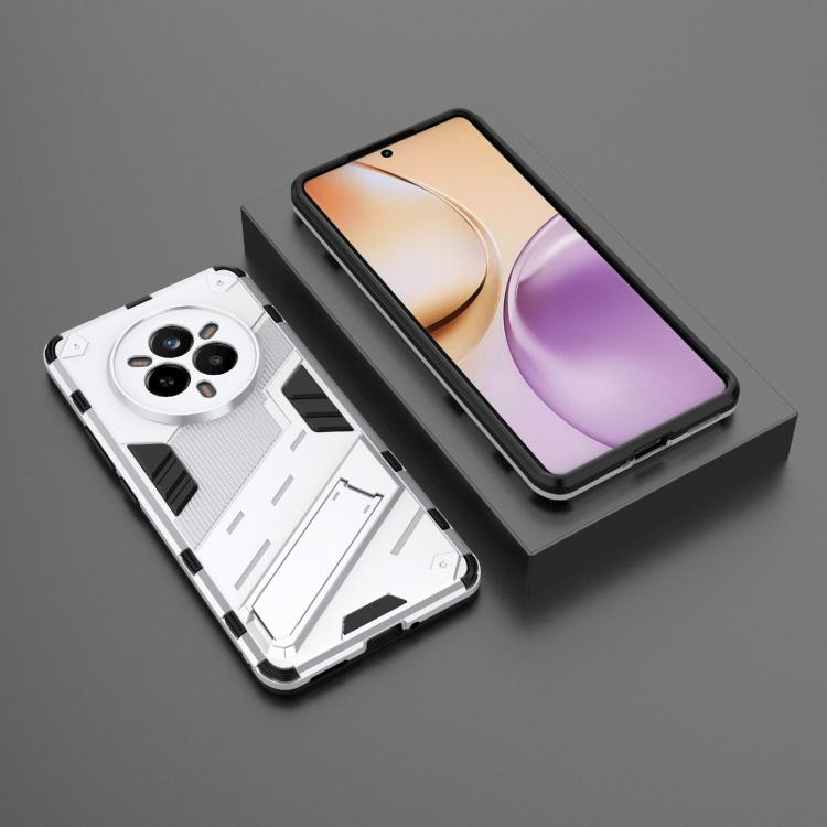 For Realme 14 Pro 5G Global Punk Armor 2 in 1 PC + TPU Phone Case with Holder