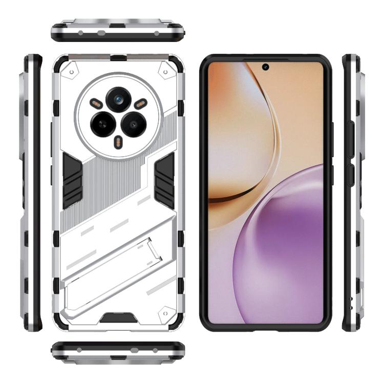 For Realme 14 Pro 5G Global Punk Armor 2 in 1 PC + TPU Phone Case with Holder