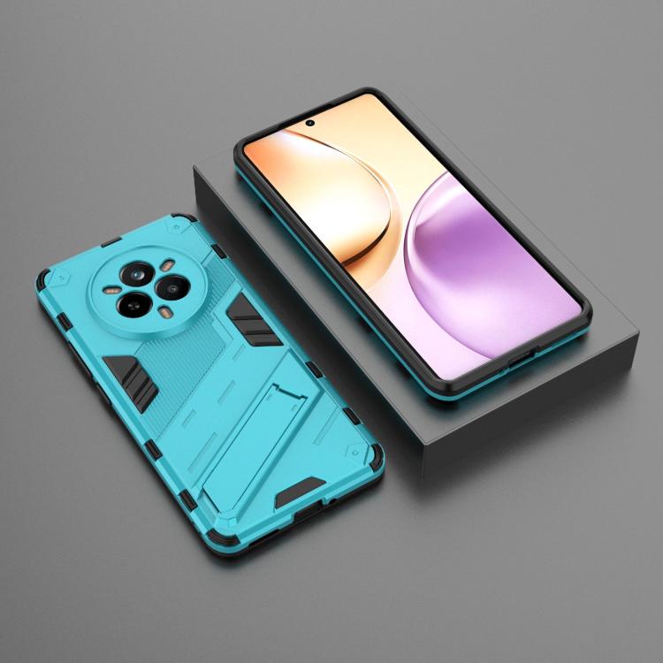 For Realme 14 Pro 5G Global Punk Armor 2 in 1 PC + TPU Phone Case with Holder