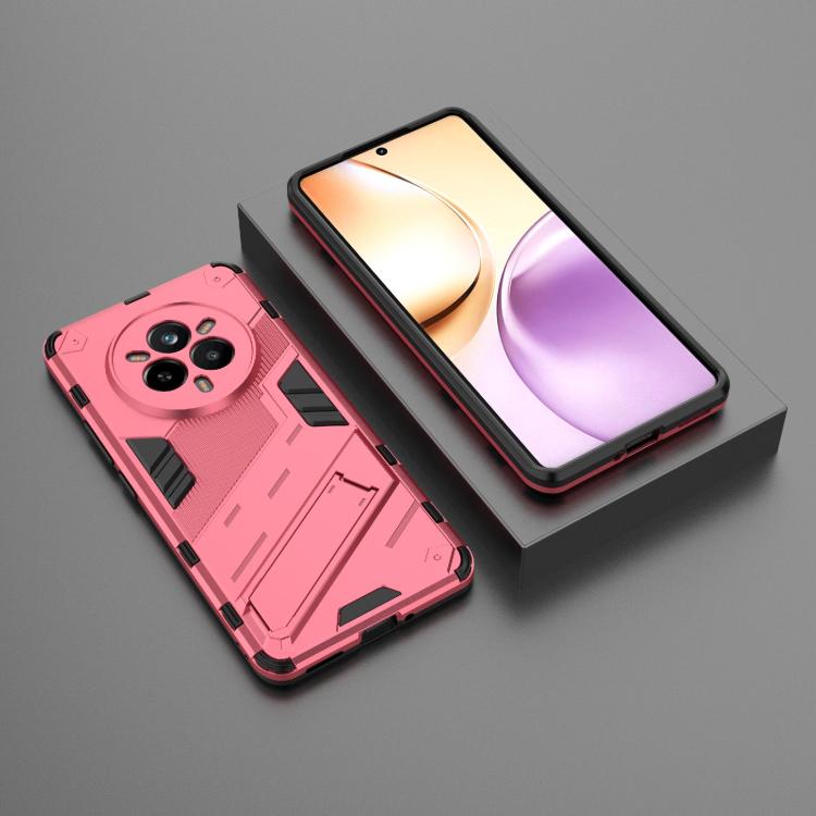 For Realme 14 Pro 5G Global Punk Armor 2 in 1 PC + TPU Phone Case with Holder