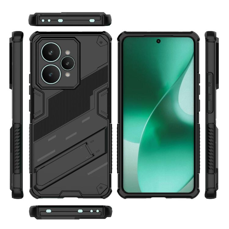 For Realme 15 5G Global Punk Armor 2 in 1 PC + TPU Phone Case with Holder