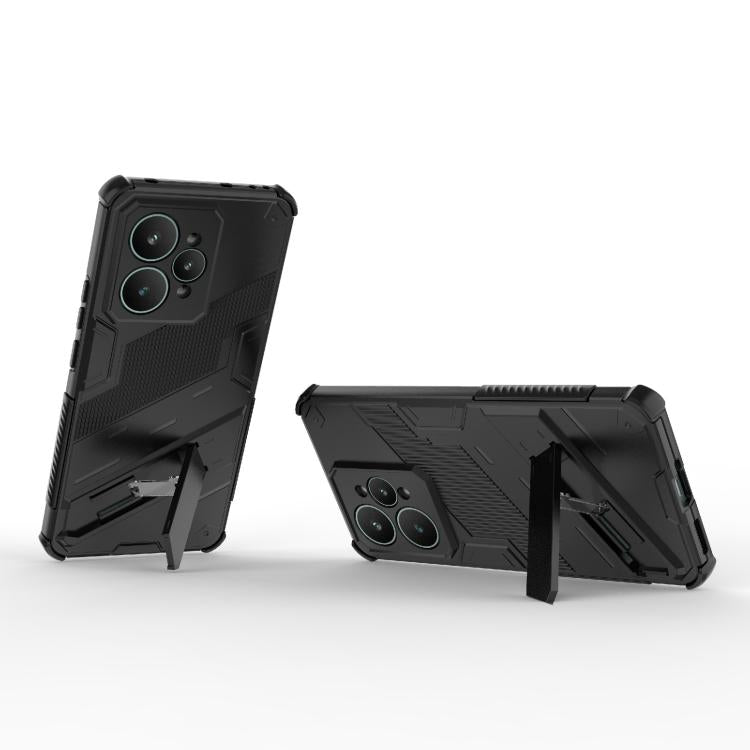 For Realme 15 5G Global Punk Armor 2 in 1 PC + TPU Phone Case with Holder