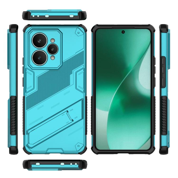 For Realme 15 5G Global Punk Armor 2 in 1 PC + TPU Phone Case with Holder
