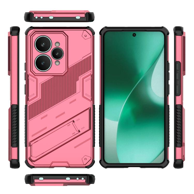 For Realme 15 5G Global Punk Armor 2 in 1 PC + TPU Phone Case with Holder