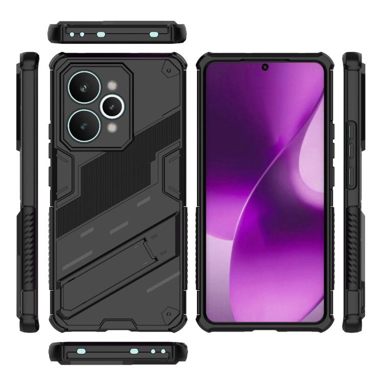 For Realme 15 Pro 5G Global Punk Armor 2 in 1 PC + TPU Phone Case with Holder