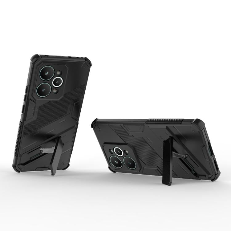 For Realme 15 Pro 5G Global Punk Armor 2 in 1 PC + TPU Phone Case with Holder