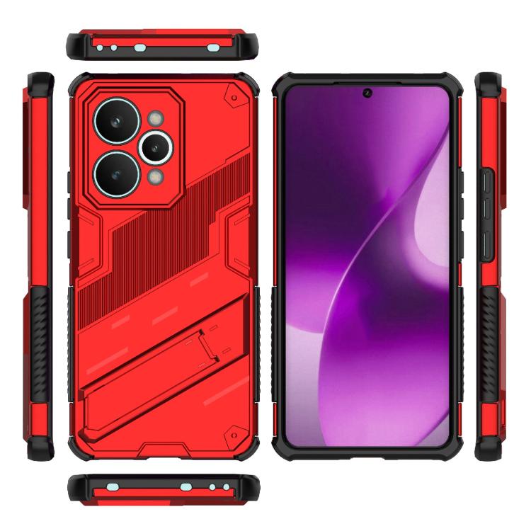 For Realme 15 Pro 5G Global Punk Armor 2 in 1 PC + TPU Phone Case with Holder