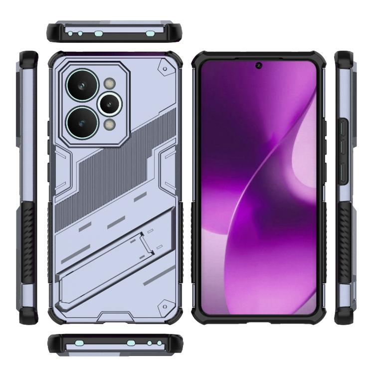 For Realme 15 Pro 5G Global Punk Armor 2 in 1 PC + TPU Phone Case with Holder
