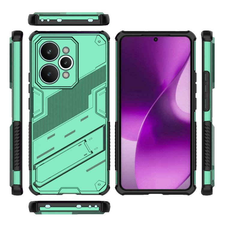 For Realme 15 Pro 5G Global Punk Armor 2 in 1 PC + TPU Phone Case with Holder
