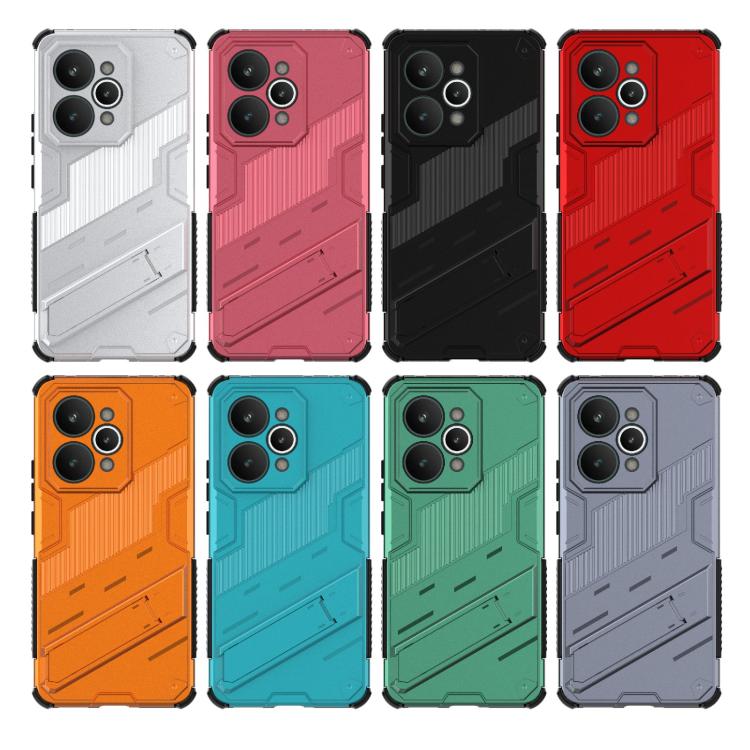 For Realme 15 Pro 5G Global Punk Armor 2 in 1 PC + TPU Phone Case with Holder
