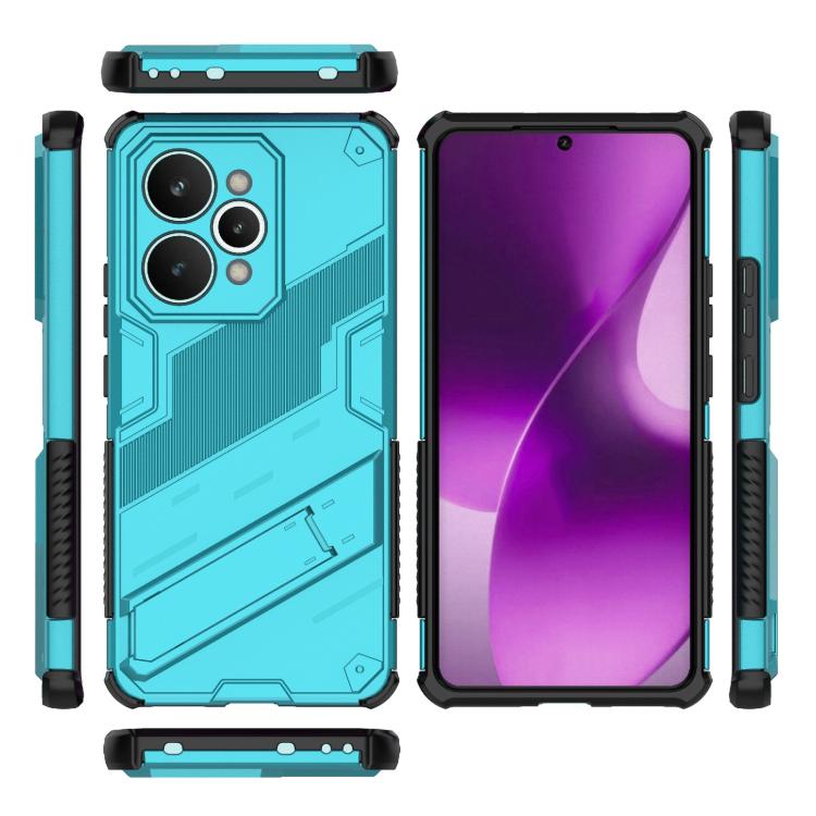 For Realme 15 Pro 5G Global Punk Armor 2 in 1 PC + TPU Phone Case with Holder