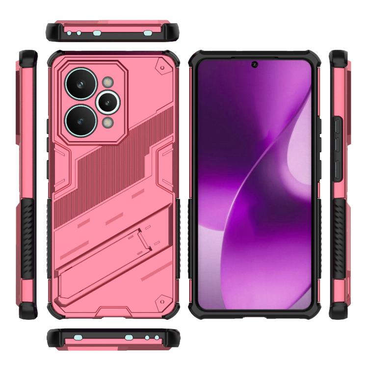 For Realme 15 Pro 5G Global Punk Armor 2 in 1 PC + TPU Phone Case with Holder