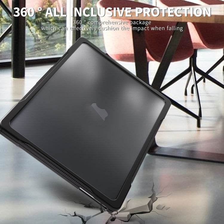 For MacBook Air 13.6 inch A2681 2022 Translucent Laptop Protective Case