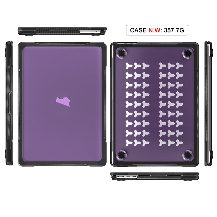For MacBook Air 13.6 inch A2681 2022 Translucent Laptop Protective Case