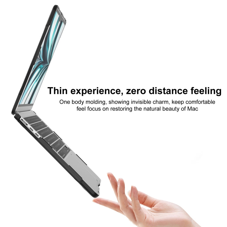 For MacBook Air 13.6 inch A2681 2022 Translucent Laptop Protective Case