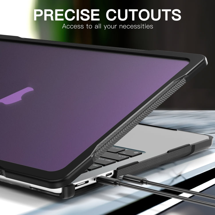 For MacBook Air 13.6 inch A2681 2022 Translucent Laptop Protective Case