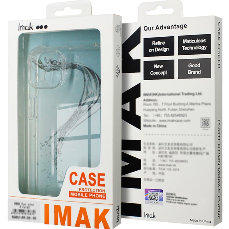 For Motorola Edge 50 Fusion 5G imak Shockproof Airbag TPU Phone Case