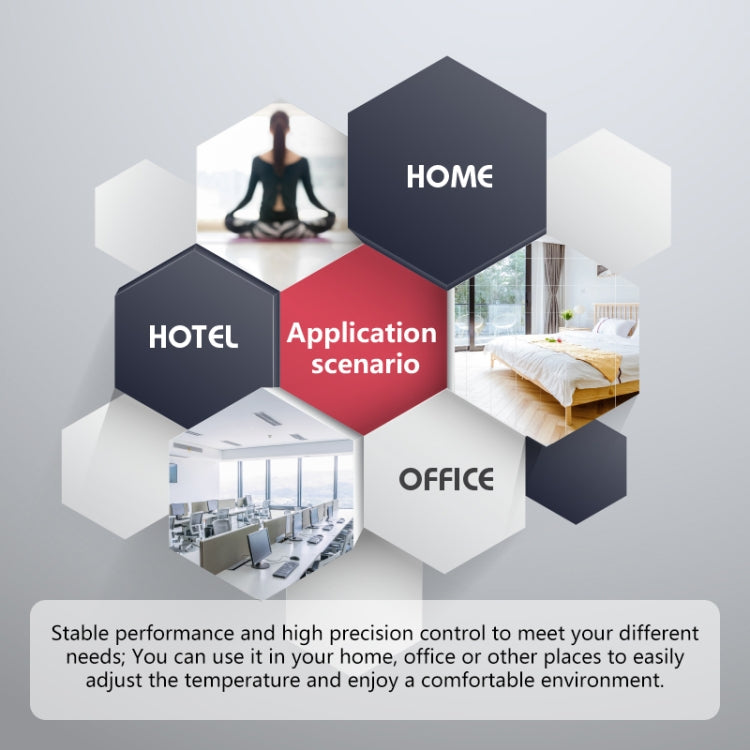 BHT-7000-GALW 95-240V AC 3A Smart Knob Water Heating Thermostat with Internal Sensor & WiFi Connection