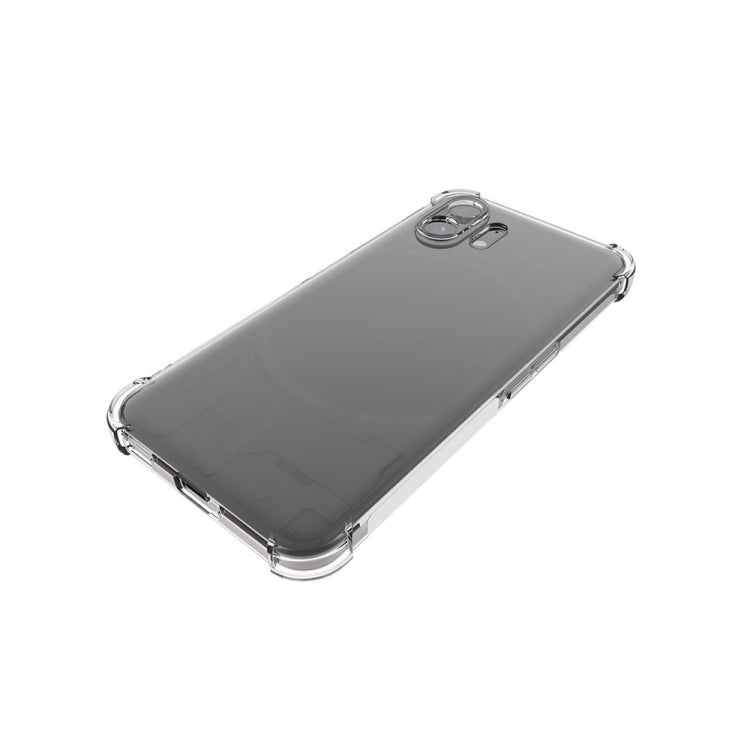 For Nothing Phone 2 Shockproof Non-slip Thickening TPU Phone Case(Transparent)
