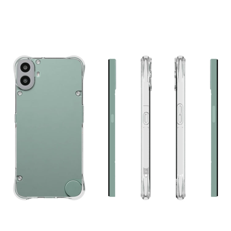 For Nothing CMF Phone 1 Shockproof Non-slip Thickening TPU Phone Case - Transparent