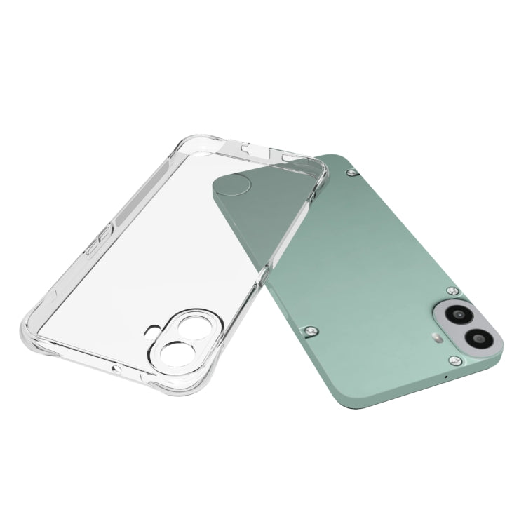 For Nothing CMF Phone 1 Shockproof Non-slip Thickening TPU Phone Case - Transparent