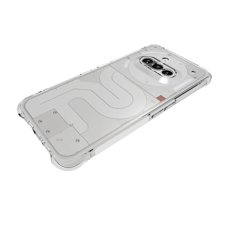 For Nothing Phone 3a Shockproof Non-slip Thickening TPU Phone Case - Transparent