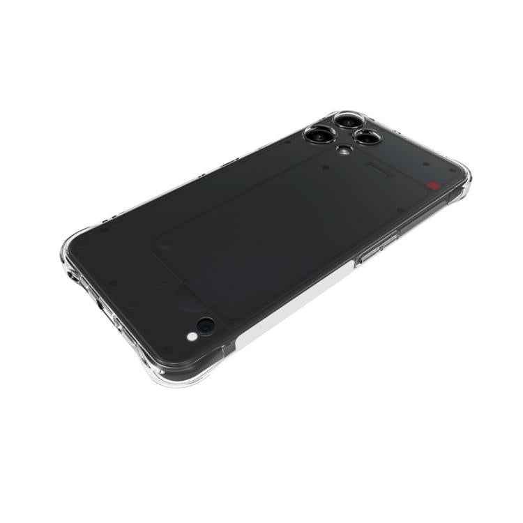 For Nothing Phone 3a Lite Shockproof Non-slip Thickening TPU Phone Case - Transparent