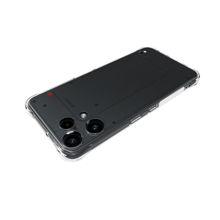 For Nothing Phone 3a Lite Shockproof Non-slip Thickening TPU Phone Case - Transparent
