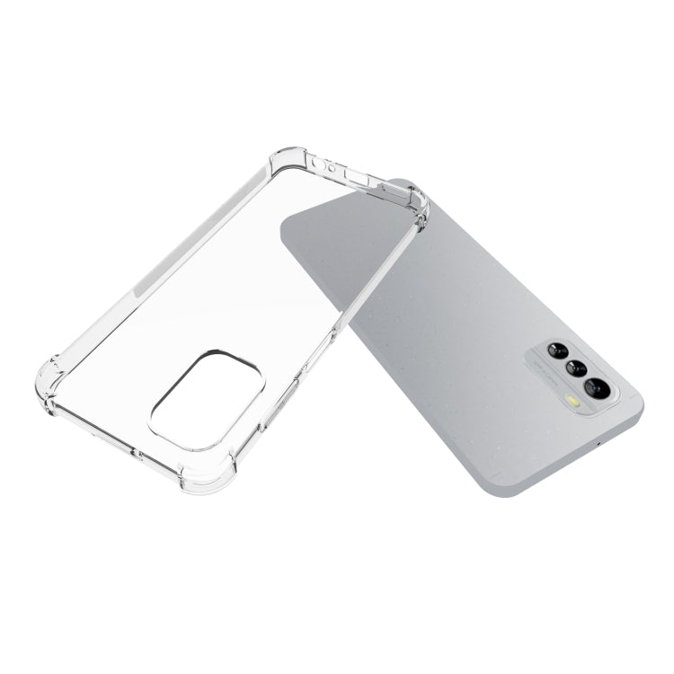For Nokia G60 5G Shockproof Non-slip Thickening TPU Phone Case - Transparent