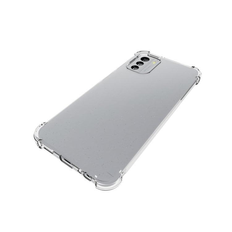 For Nokia G60 5G Shockproof Non-slip Thickening TPU Phone Case - Transparent