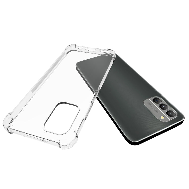 For Nokia G400 5G Shockproof Non-slip Thickening TPU Phone Case - Transparent