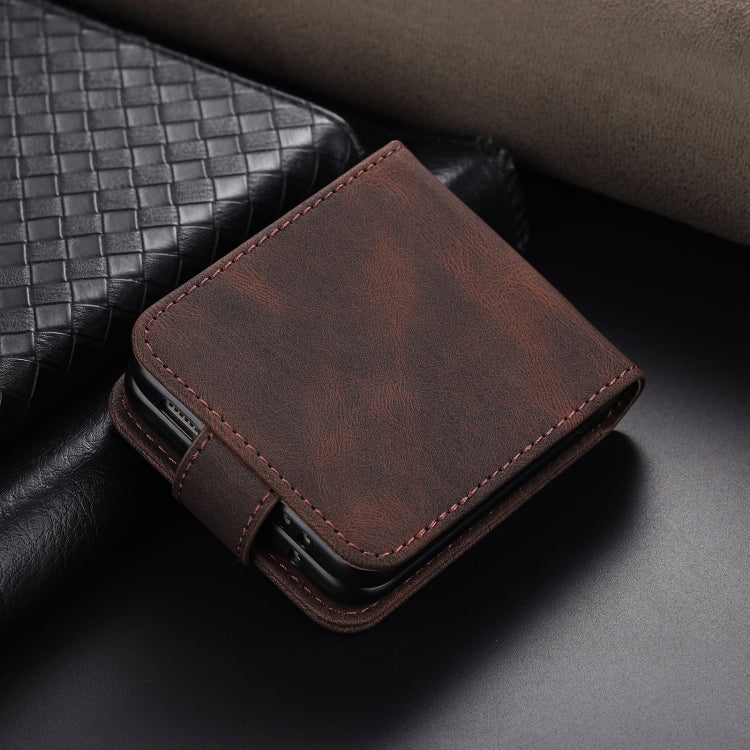 For Samsung Galaxy Z Flip6 / Flip7 FE AZNS Dream II Skin Feel PU+TPU Horizontal Flip PU Phone Case