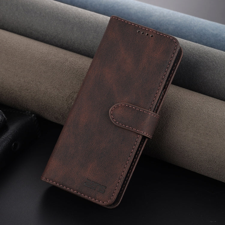 For Samsung Galaxy Z Fold6 5G AZNS Dream II Skin Feel PU+TPU Horizontal Flip PU Phone Case