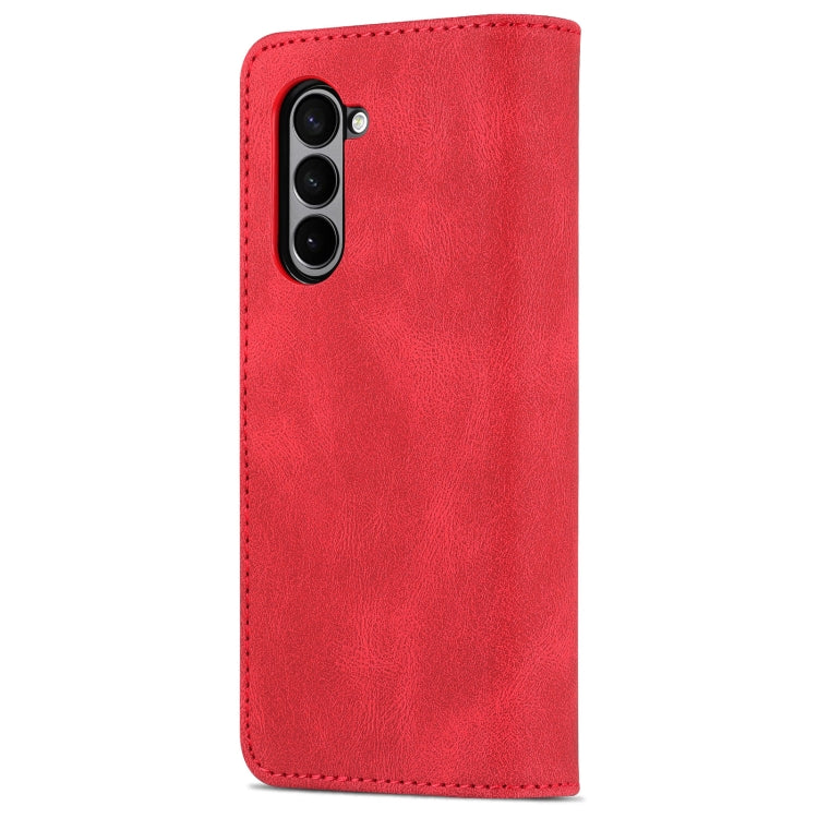 For Samsung Galaxy Z Fold6 5G AZNS Dream II Skin Feel PU+TPU Horizontal Flip PU Phone Case