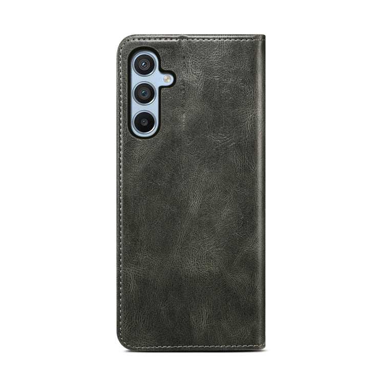 For Samsung Galaxy M15 / F15 Oil Wax Crazy Horse Texture Leather Phone Case