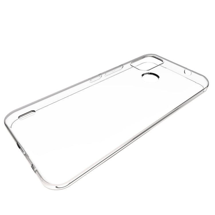For Nokia C21 Plus Waterproof Texture TPU Phone Case - Transparent