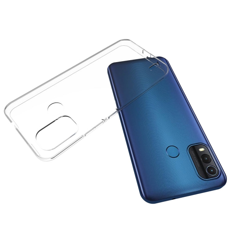 For Nokia G11 Plus Waterproof Texture TPU Phone Case - Transparent