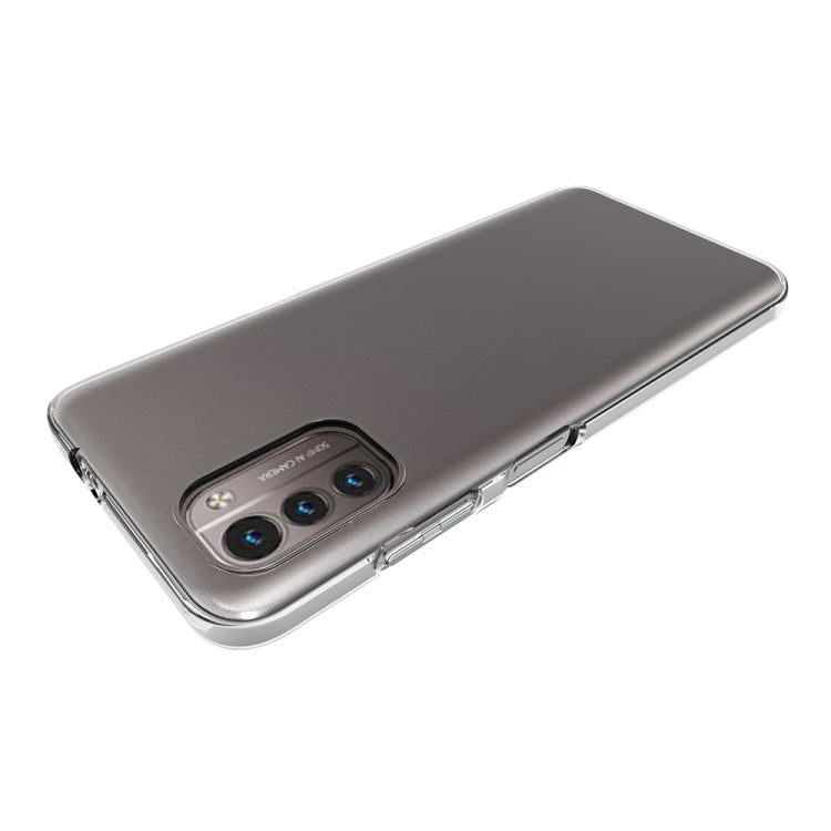 For Nokia G21 Waterproof Texture TPU Phone Case - Transparent