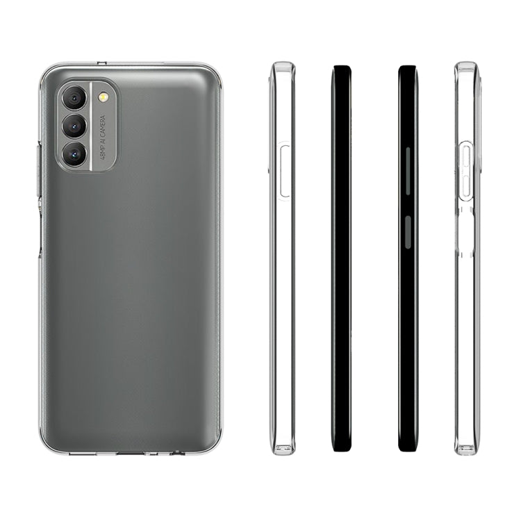 For Nokia G400 5G Waterproof Texture TPU Phone Case - Transparent