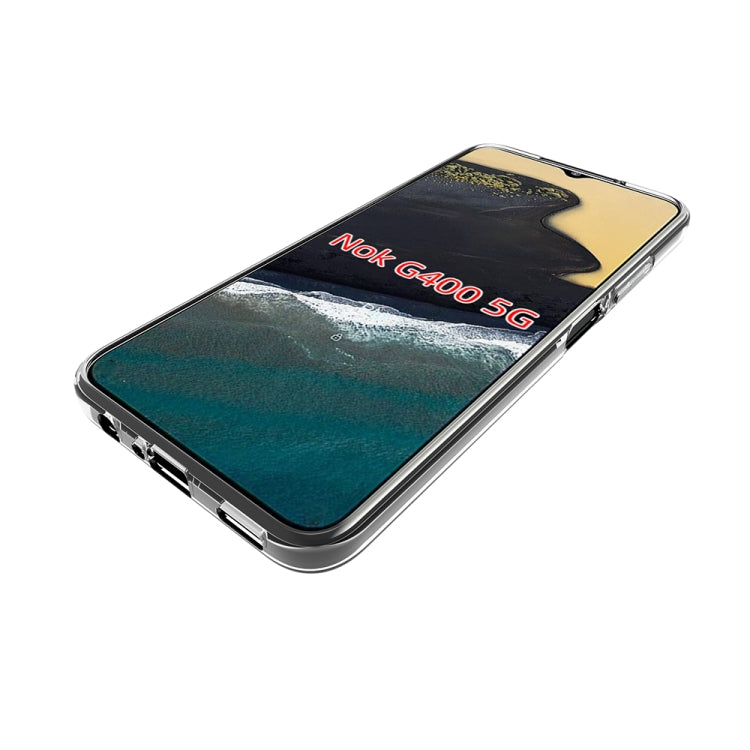 For Nokia G400 5G Waterproof Texture TPU Phone Case - Transparent